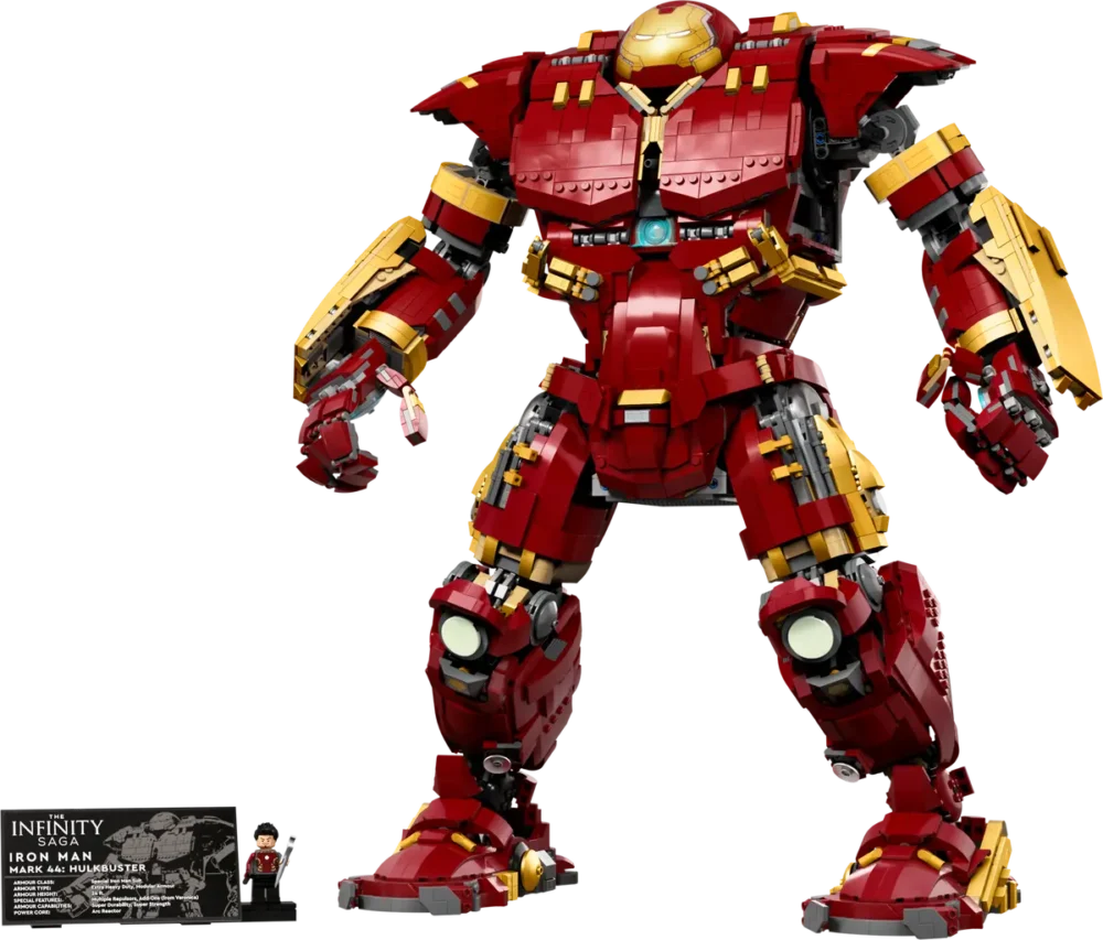 Hulkbuster 76210 + Iron Man 76206 sets de construccion replicas lego